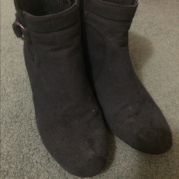 Preowned black ankle boots - Picture 6 of 7